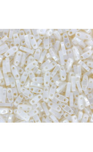 Miyuki quarter tila 5x1.2mm beads - Antique ivory pearl ceylon QTL-592
